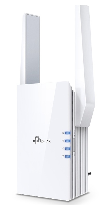 Extensor de Red Wi-Fi 6 1775 Mbps / TP-Link RE605X | 2501 - Repetidor / Extensor de red Wi-Fi 6 Mesh AX1800, Modos de Operación: Extensor Wi-Fi & Access Point, 1-Puerto Ethernet Gigabit, 2-Antenas, Velocidad 1775Mbps (574 Mbps 2.4Ghz + 1201 Mbps 5Ghz)