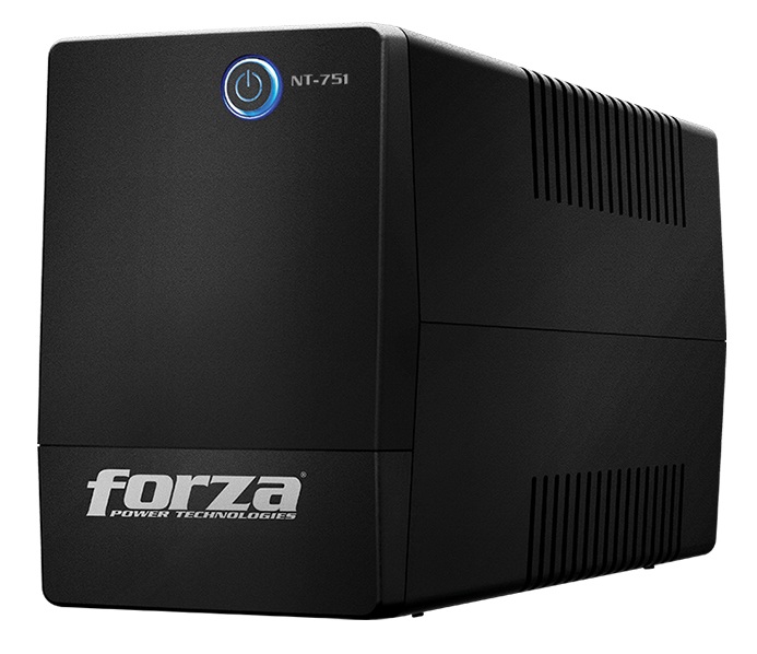UPS  750 VA Interactiva / Forza NT-751 | 2607 – Forza NT-751 es una UPS con topología línea interactiva diseñada para proteger computadores, periféricos, equipos de oficina y dispositivos electrónicos contra interrupciones del suministro eléctrico