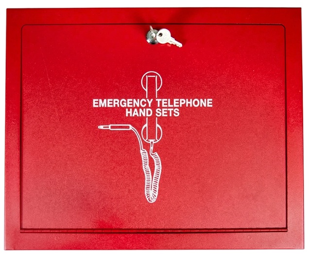 Gabinete para Teléfonos / Notifier FHSC-S | 2604 - Notifier FHSC-S Gabinete de almacenamiento diseñado para resguardar hasta 5-Teléfonos de bomberos portátiles en sistemas de comunicación de emergencia, proporcionar un punto de acceso centralizado