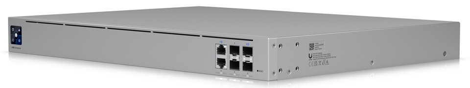 Gateway SFP28 25G / Ubiquiti UXG-Enterprise | 2606 – Ubiquiti UXG-Enterprise es un gateway de seguridad diseñado para redes empresariales con alta demanda de procesamiento y redundancia, Compatible con plataformas de gestión externa como CloudKey