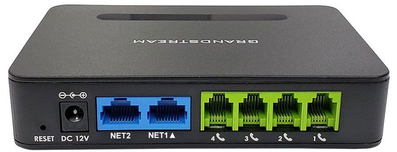 Gateway VoIP / Grandstream HT-814-V2 | 2511 – Gateway VoIP avanzado con 4 puertos FXS y un router NAT Gigabit integrado, diseñado para ofrecer telefonía IP confiable en entornos residenciales y empresariales. Soporta hasta 2 perfiles SIP 