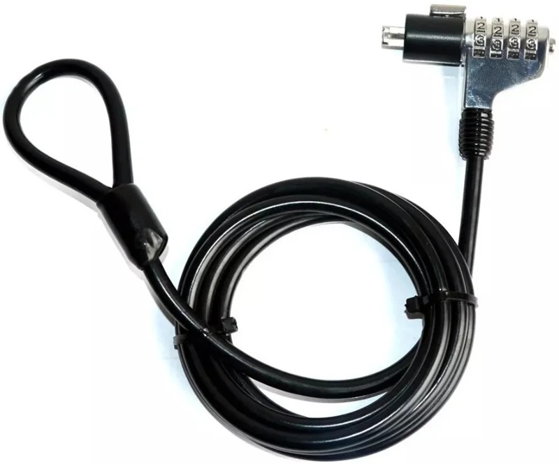 Guaya de Seguridad 4 Dígitos / X-kim UNIVERSAL PRO | 2509 – Guaya de Seguridad X-kim UNIVERSAL PRO diseñada para proteger dispositivos electrónicos como portátiles, monitores y proyectores en entornos públicos o corporativos. Combinación de 4 dígitos