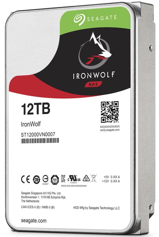 Disco Duro Seagate IronWolf ST12000VN0007 / 12TB NAS | 2203 - Disco Duro para NAS Seagate IronWolf, Capacidad 12TB,  Formato 3.5'', 7200rpm, Interface SATA III 6 Gb/s, Memoria Caché 256MB, Velocidad de transferencia 210 MB/s