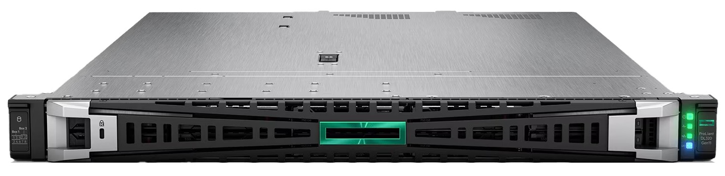 Servidor Xeon Silver 3508U 8-Core / HPE DL320 G11 | 2605 – HPE ProLiant DL320 Gen11 P81425-DM5 Servidor diseñado para cargas de trabajo de computación densa, procesador Intel Xeon-S 3508U, 8-Core, Memoria RAM 32GB, Red 4-Port Gigabit, Fuente 500W 
