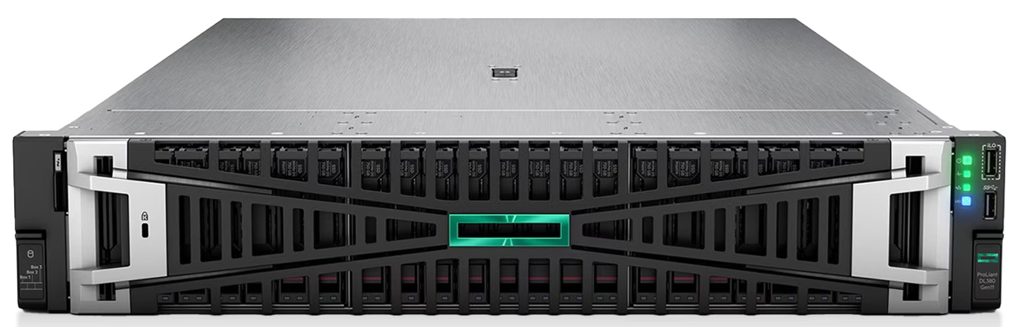 Servidor Xeon Silver 4516Y+ 16-Core / HPE DL380 G11 | 2605 – HPE ProLiant DL380 Gen11 P84120-DM5 Servidor diseñado para computación escalable empresarial, procesador dual Intel Xeon-S 4516Y+, 16-Core, Memoria RAM 64GB, Red 4-Port Gigabit, Fuente 800W