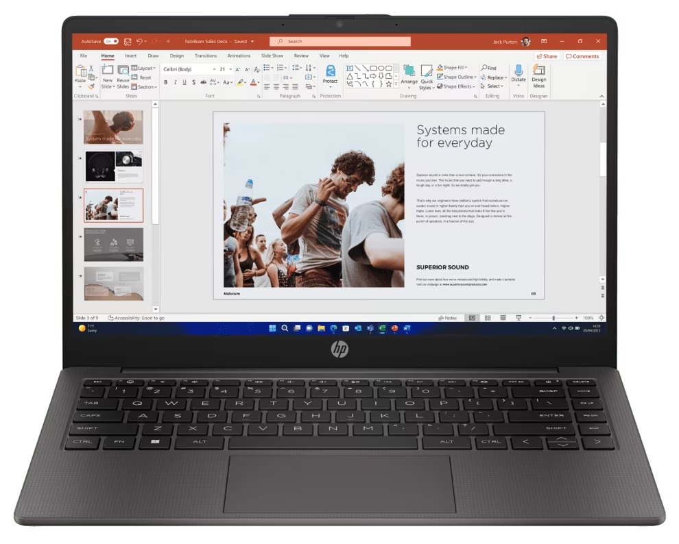 Portátil Ryzen-3 de 14'' / HP 245 G10 81S72LT | 2605 – HP 245 G10 81S72LT#ABM es un portátil diseñado para productividad empresarial, procesador AMD Ryzen 3 7330U, 4 núcleos, 8 hilos, hasta 4.3 GHz, 8GB RAM DDR4 3200, 512GB SSD PCIe, pantalla 14''