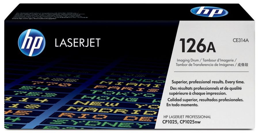 Unidad de Imagen HP 126A / CE314A | 2402 - Original Drum HP CE314A. Rendimiento: Color 7.000 / Negro 14.000 Páginas al 5%.. HP M175 M176 M177 M275 CP1025 