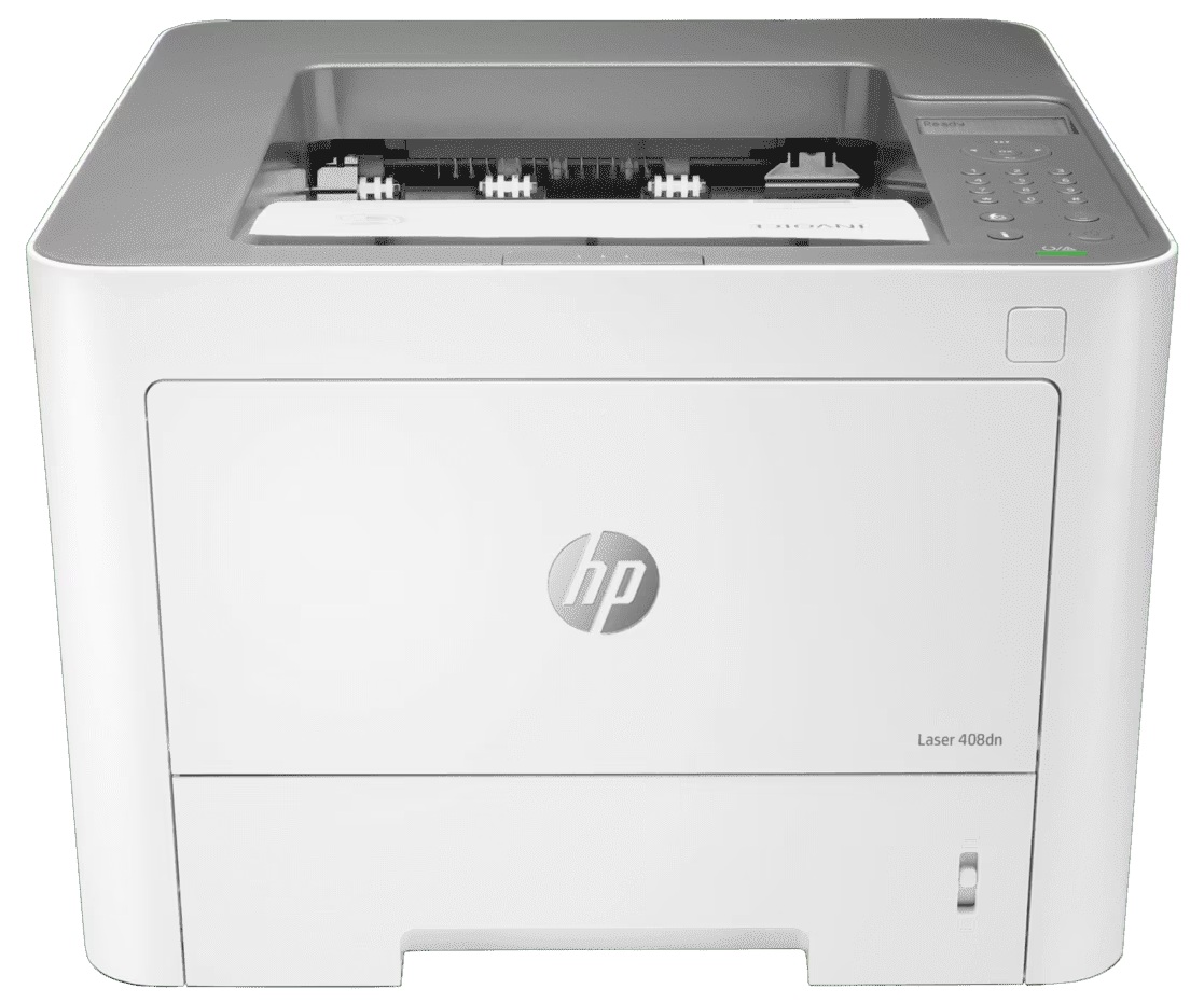 HP Laser 408dn / Impresora Láser B&N | 2606 – HP Laser 408dn 7Uq75a#Bgj es una impresora diseñada para centralizar funciones de impresión en entornos de oficina. Ofrece tecnología láser monocromática, velocidad de 40 ppm en A4 y 42 ppm en Carta