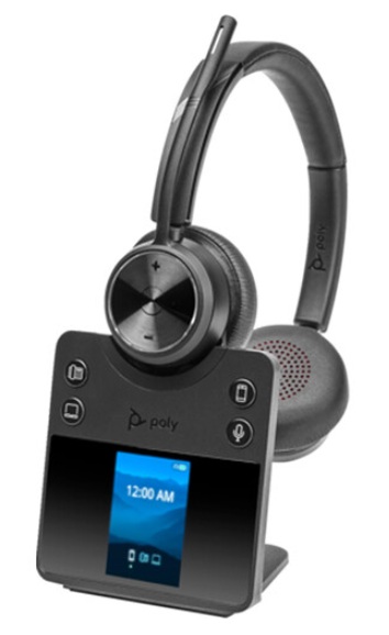 Diadema DECT 6.0 HP 8L567AA / Poly Savi 7420 Stereo | 2509 - Poly Savi 7420 Office Wireless DECT Stereo 8L567AA#ABA son auriculares inalámbricos estéreo certificados para Microsoft Teams y Zoom, Diseñados para entornos con alta densidad de usuarios