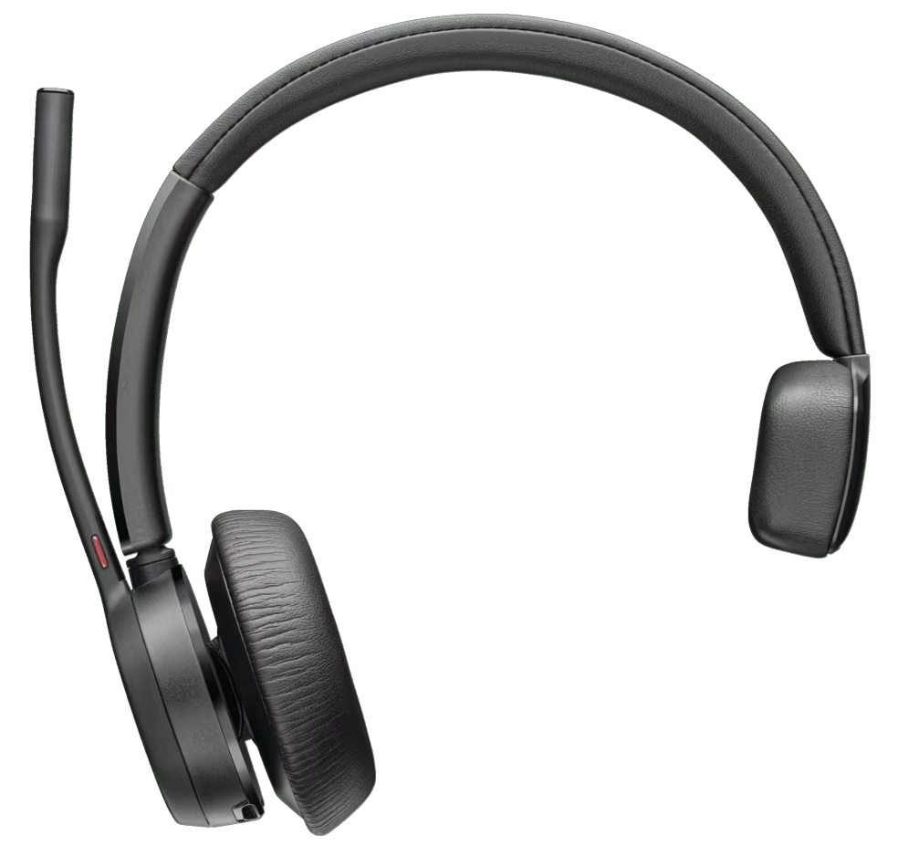 HP Poly Voyager 4310 mono / Auricular inalámbrico | 2606 – HP Poly Voyager 4310 77Y91AA es un audífono diseñado para comunicación profesional inalámbrica en entornos corporativos híbridos, Conectividad Bluetooth 5.1 mediante adaptador USB-A BT700