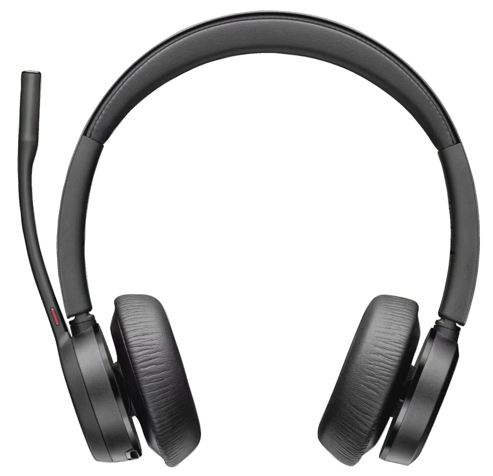 HP Poly Voyager 4320 / Auricular inalámbrico | 2606 – HP Poly Voyager 4320 77Y98AA es un audífono diseñado para comunicación profesional inalámbrica en oficinas y entornos corporativos híbridos, Conectividad Bluetooth 5.2 mediante adaptador USB-A BT700