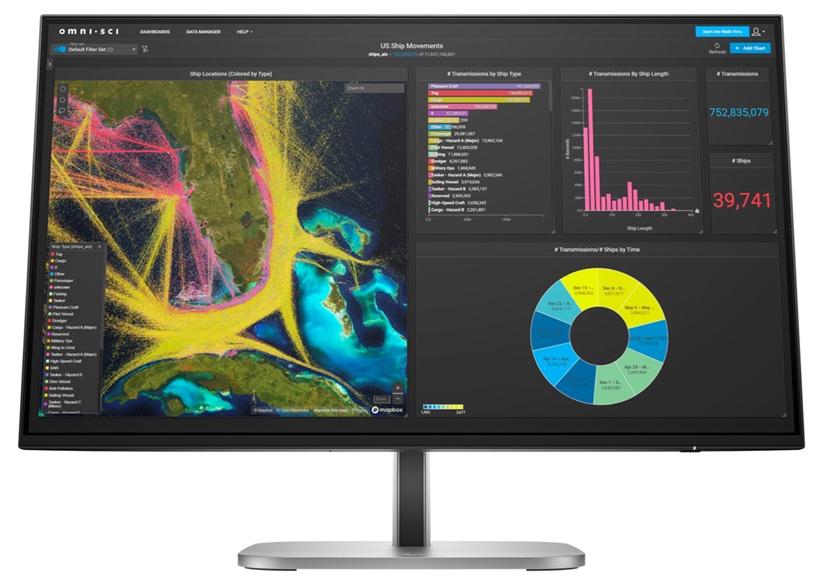 Monitor 23.8'' FHD Plano / HP S5 Pro 524pf | 2606 – HP S5 Pro 524pf 9D9L6UT#ABA es un monitor diseñado para visualización de contenidos digitales en alta definición y ergonomía avanzada, Pantalla con tecnología IPS LCD de 23.8'', Resolución 1920x1080