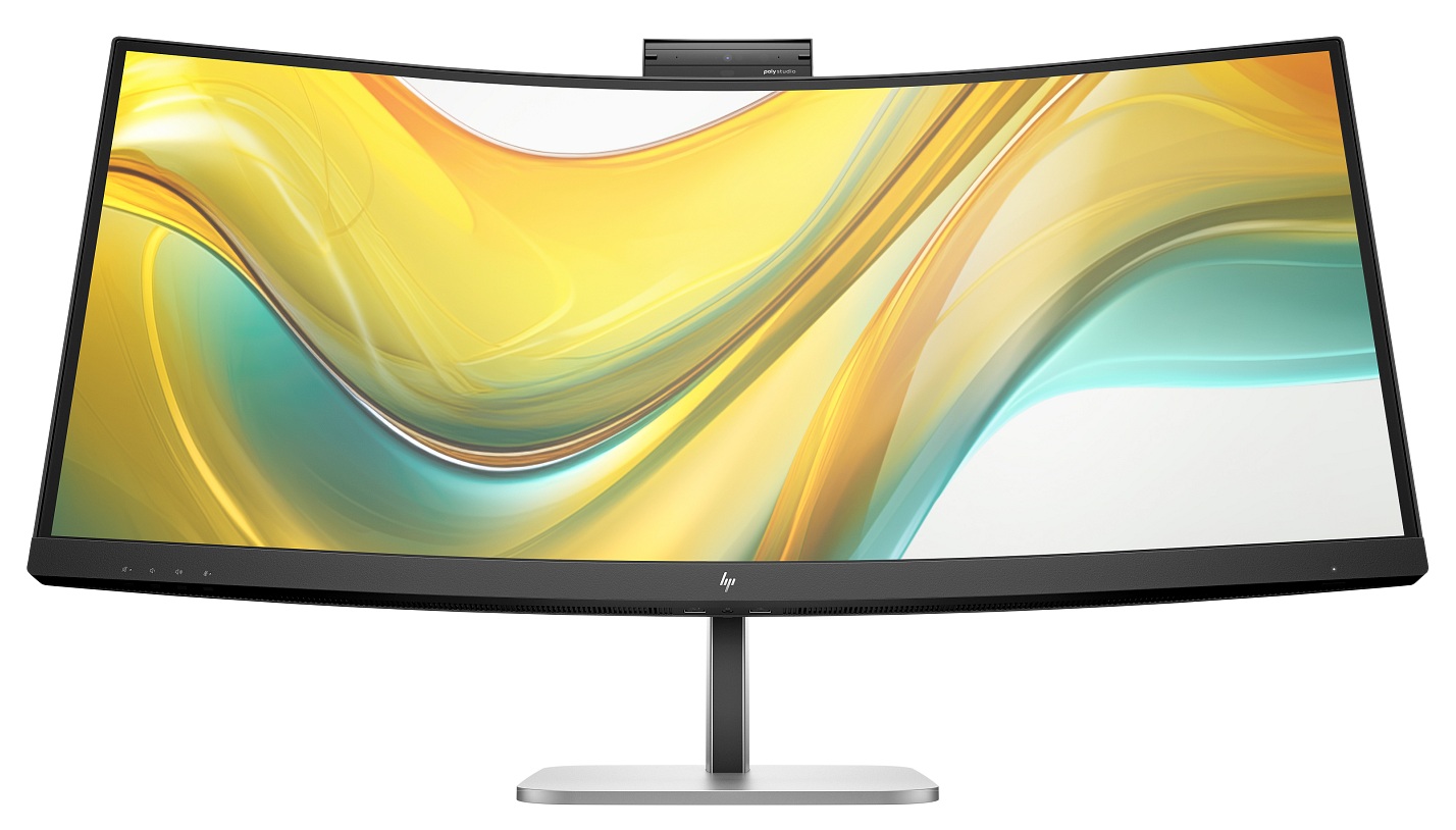 Monitor para videoconferencia / HP S5 Pro 534pm 34'' Curvo | 2606 – HP S5 Pro 534pm 9E0Z2UT#ABA es un monitor diseñado para conferencias empresariales y productividad multitarea, Pantalla con tecnología VA LCD curva de 34'', Resolución nativa WQHD