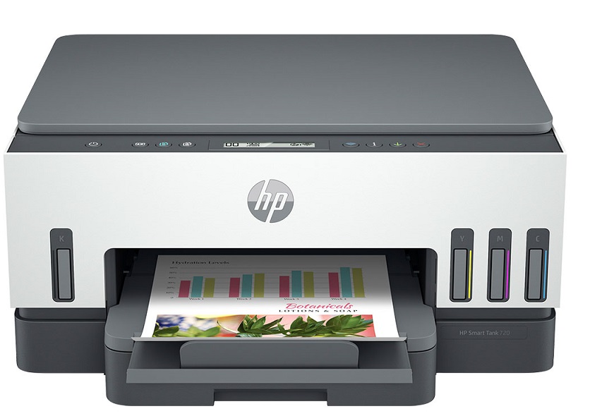 HP Smart Tank 720 / Multifuncional Tinta Color | 2606 – HP Smart Tank 720 All-in-One 6UU46A es una impresora diseñada para centralizar funciones de impresión, escaneo y copia en el hogar y oficina, Inyección de tinta, 15 ppm en negro / 9 ppm en color 