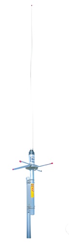 Antena Base UHF / HUSTLER G6-450-2 | 2609 - HUSTLER G6-450-2 es una antena base UHF para radiocomunicación, Rango de frecuencia: 456–464 MHz, Ganancia: 6 dB, Ancho de banda: 8 MHz, Potencia: 250 W, ROE preajustada: 1,5:1 o mejor, Conector: N hembra