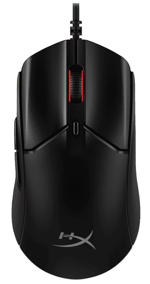Mouse Gamer con cable / HyperX Pulsefire Haste | 2606 – HyperX 6N0A7AA es un ratón diseñado para juegos ultraligeros de alta velocidad mediante conectividad alámbrica, Estructura con peso neto de 52 g, Velocidad de sondeo extrema de 8000 Hz