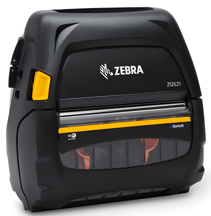Impresora Portátil / Zebra ZQ521 | 2607 – Zebra ZQ52-BUE000L-00 es una impresora móvil de alta resistencia diseñada para aplicaciones de transporte, logística, manufactura y servicios en campo. Tecnología térmica directa, Resolución: 203 dpi