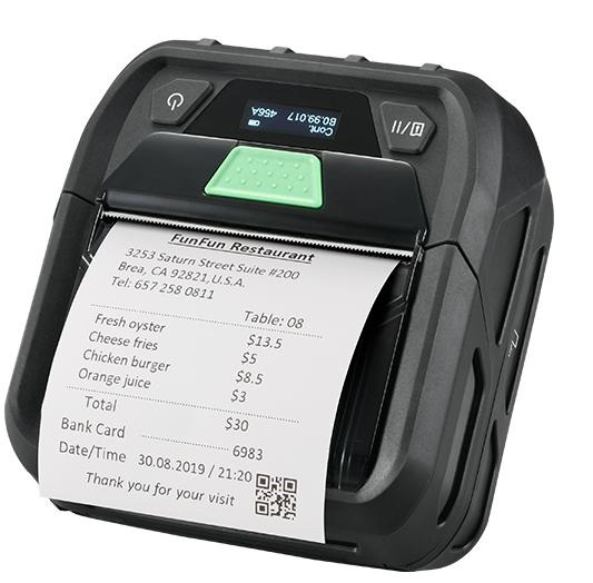 Impresora POS Portátil / TSC RE310-A001-0001 | 2507 - Impresora de códigos de barras TSC RE310 portatil inalámbrica, Tenología de impresión: Térmica directa, Velocidad 102 mm/s, Resolución 203 ppp, Ancho de impresión 72 mm, Longitud de impresión 2794 mm