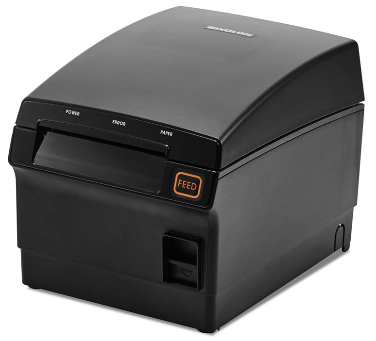 Impresora POS Térmica – RJ45 / Bixolon SRP-F312IICOSK | 2607 – Bixolon SRP-F312IICOSK es una impresora térmica POS de salida frontal diseñada para aplicaciones de comercio, restaurantes y hospitalidad. Impresión térmica directa, Resolución: 203 dpi