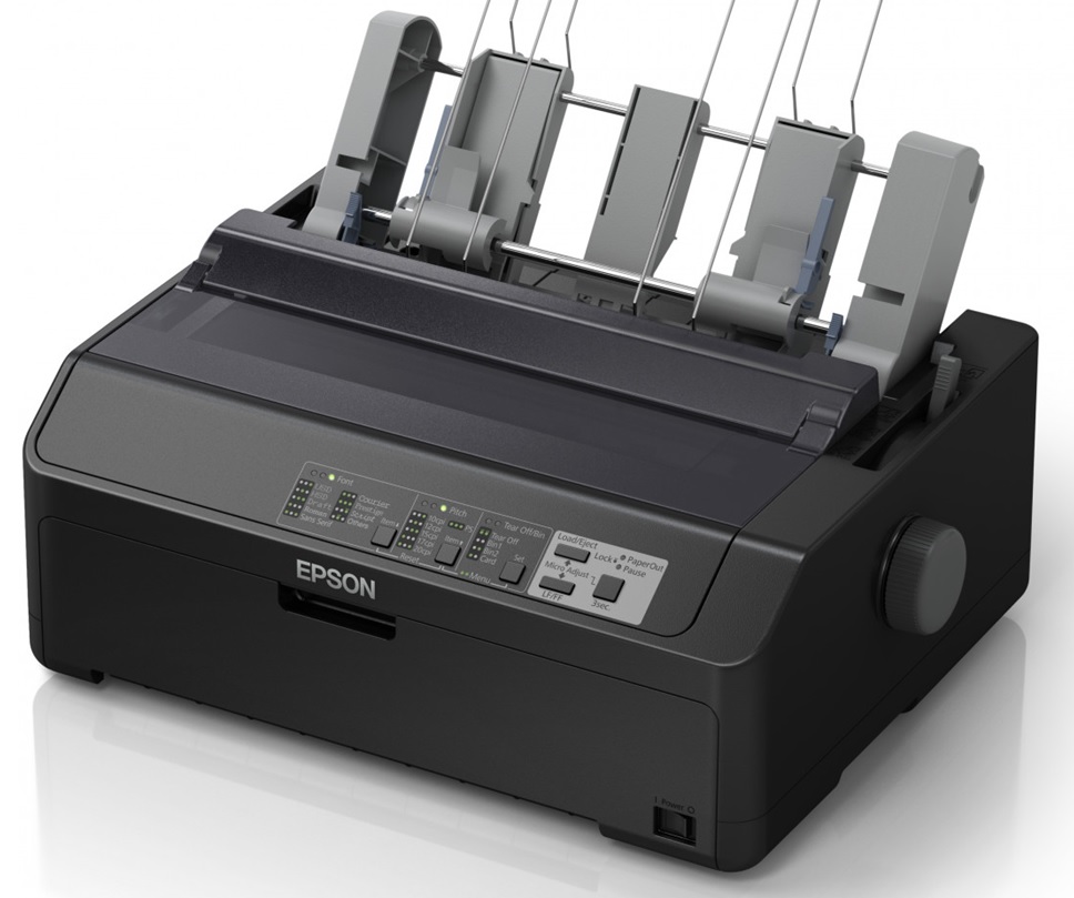 Impresora Matriz de Punto / Epson LQ-590II | 2503 - Impresora Matriz de Punto Epson C11CF39201 Carro Angosto 80 Columnas, Cabezal 24-Pines, Conectividad Paralelo & USB, Velocidad Maxima 584 CPS, Impresión Original + 4 Copias, Resolución 360 x 180 dpi