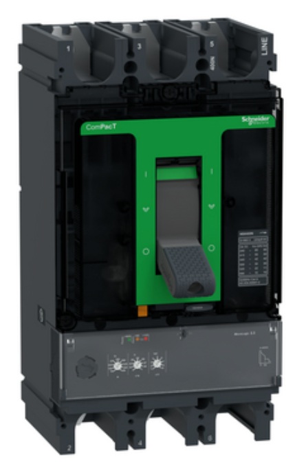 Interruptor automático / APC C40N32D400 | 2607 – Schneider Electric ComPacT NSX400N MicroLogic C40N32D400 Interruptor automático en caja moldeada diseñado para la distribución de energía y la protección de circuitos contra sobrecargas y cortocircuitos