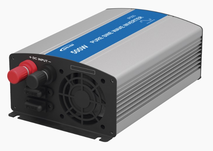 Inversor Solar 24V- 500W / EPEVER IPower IP-500-21Plus | 2410 - Inversor onda sinusoidal pura, Voltaje de salida: 110 a 120 VCA ± 3%, Frecuencia de salida: 50/60 Hz, Potencia de salida continua: 500W, Potencia Pico 5-Min: 1000W, Voltaje de entrada: 24VDC