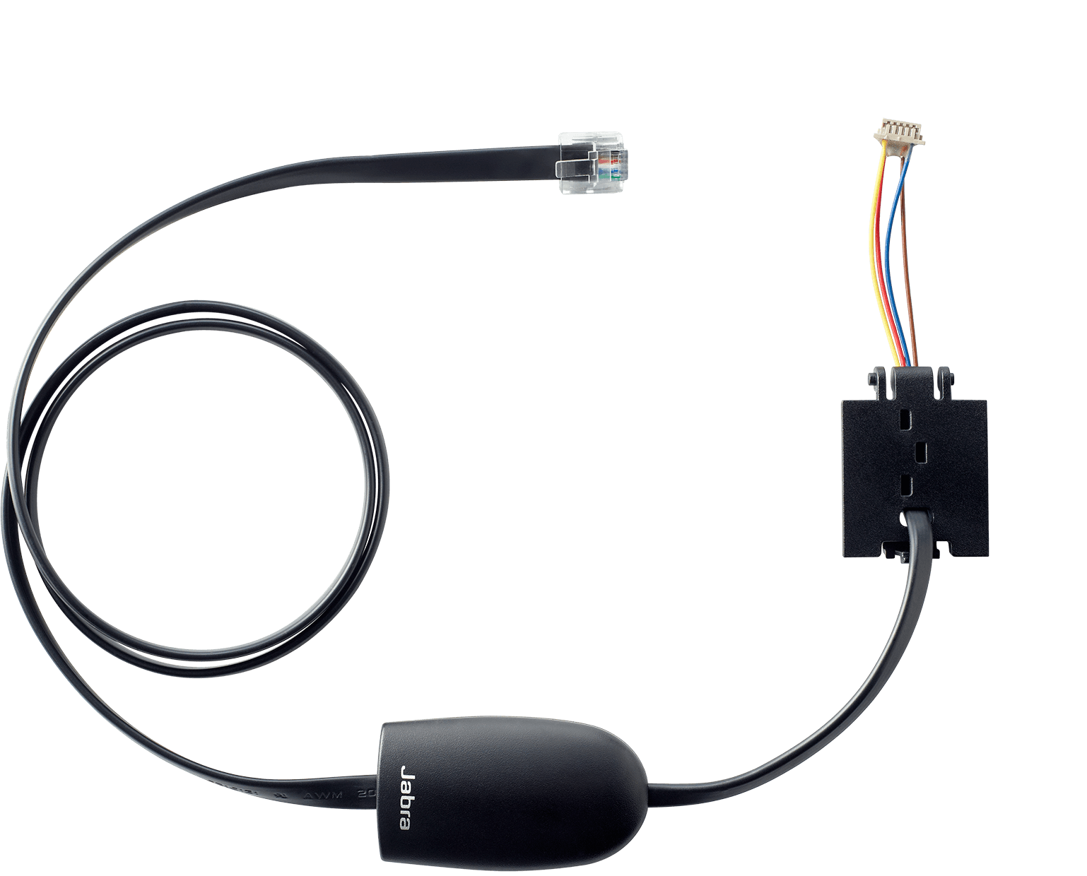 Jabra Link 14201-31 / Hook Switch | 2406 – Interruptor de gancho electrónico, Solución para teléfonos NEC, Responder llamada, Finalizar llamada, Tono de llamada en los auriculares, Control de volumen, Silenciar control, Rechazar llamada, Volver a marcar