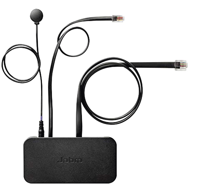 Jabra Link 14201-35 / Descolgador para Telefono | 2406 – Descolgador mecánico para teléfonos Avaya, Escucha de tonos de llamada, Responder y finalizar llamadas, Ajuste de volumen, Silenciar el micrófono, cables: 30 / 60 cm, Avaya 1408, 1416 