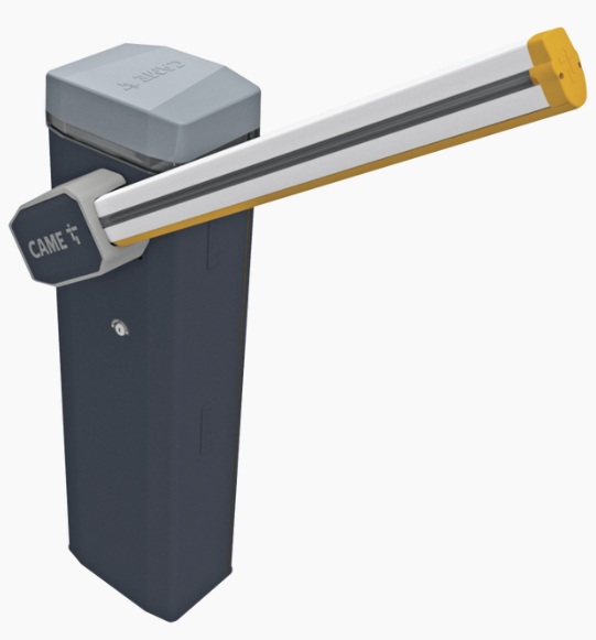 Kit Barrera Vehicular / CAME GARD GT4 | 2604 - CAME GARD GT4 001USU0073 es un kit de barrera vehicular automática diseñado para el control de accesos de uso intensivo, motorreductor de 24V CC con Advanced Speed Control, gabinete de acero galvanizado