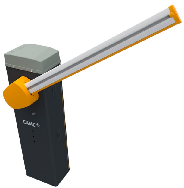 Kit Barrera Vehicular / CAME GARD LS4 | 2604 - CAME GARD LS4 001USU0105 es un kit de barrera vehicular automática diseñado para el control de accesos de alta intensidad, motorreductor de 24V CC con encoder, gestión de velocidad Advanced Speed Control