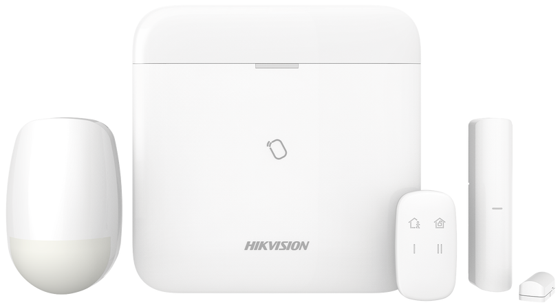 Kit de Alarma WiFi / Hikvision DS-PWA16-KIT-WB | 2603 - Hikvision DS-PWA16-KIT-WB es un sistema de seguridad inalámbrico diseñado para la protección residencial y de pequeñas oficinas, tecnología Tri-X para comunicación de largo alcance hasta 1200m 