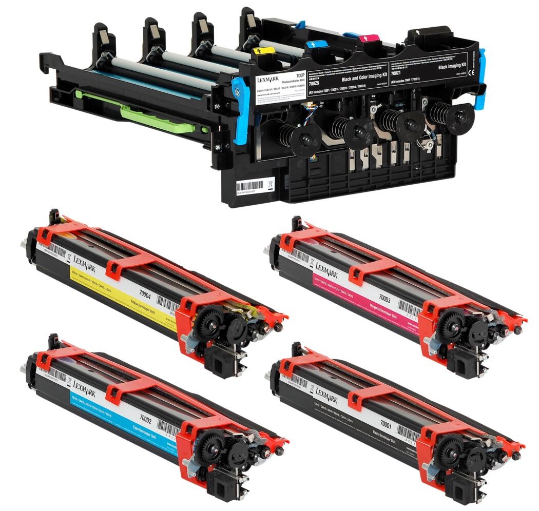 Kit de Imagen 40k / Lexmark 700Z5 | 2605 – Lexmark 70C0Z50 700Z5 es un paquete de unidades de imagen diseñado para sistemas láser color con tecnología Unison, rendimiento de hasta 40000 páginas estándar, sistema de transferencia de alta eficiencia sin sac