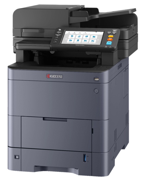 Multifuncional Laser Color / Kyocera MA4500ci | 2608 – Kyocera TASKalfa MA4500ci es un multifuncional láser color A4 con funciones de impresión, copia, escaneo y fax. Velocidad: 47 ppm, Resolución: 1200 x 1200 dpi, Tiempo de primera impresión: 5.1s