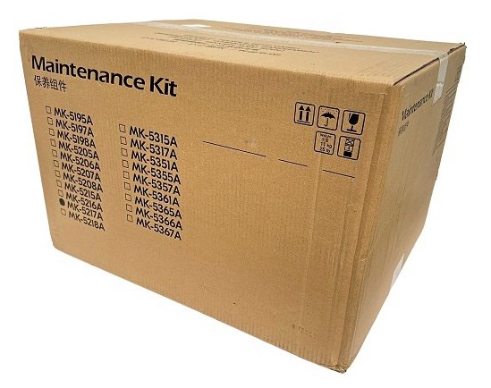 Kit de mantenimiento / Kyocera MK-5217A | 2608 – Kyocera MK-5217A 1702R67US1 es un kit de mantenimiento Genuine OEM para impresoras Kyocera TASKalfa 406ci, Rendimiento: 300.000 páginas, Componentes: Drum Unit, Developer Assembly Black, Fuser Unit