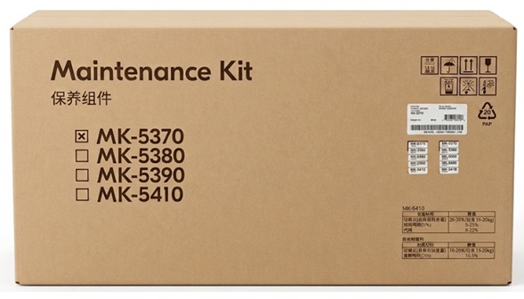 Kit de mantenimiento / Kyocera MK-5370 | 2608 –  Kyocera MK-5370 1702YJ7US0 es un kit de mantenimiento original para equipos Kyocera, Rendimiento: 200.000 páginas, Condición: Nuevo / Original, Componentes incluidos: 4x Unidades de Cilindro