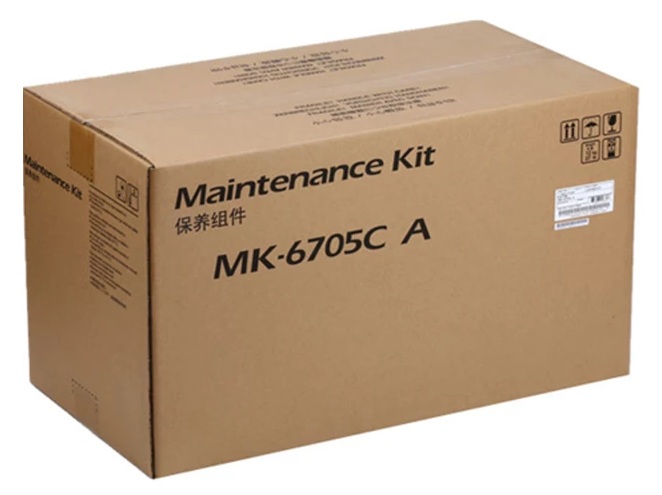 Kit de mantenimiento / Kyocera MK-6705C | 2608 – Kyocera MK-6705C 1702LF7US1 es un kit de mantenimiento para equipos Kyocera TASKalfa, Rendimiento estimado: 300000 páginas, Componentes: Fuser Unit, 3 filtros superiores, 3 filtros laterales