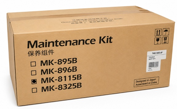 Kit de mantenimiento / Kyocera MK-8115B | 2608 – Kyocera MK-8115B 1702P30UN1 Kit de mantenimiento para equipos de impresión Kyocera ECOSYS, Rendimiento: 200.000 páginas, Condicion del producto: Nuevo / Original, Componentes: 3 unidades de tambor