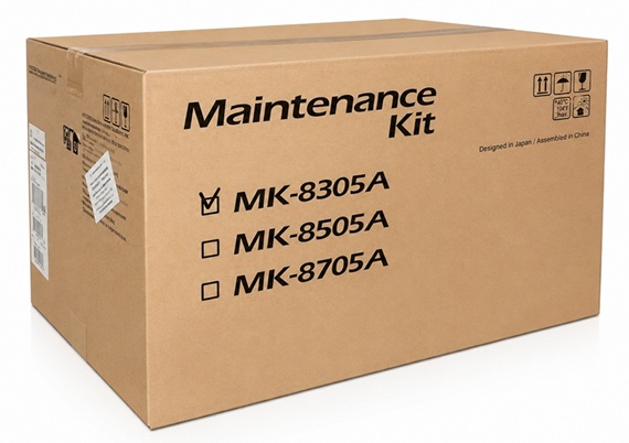 Kit de mantenimiento / Kyocera MK-8305A | 2608 – Kyocera MK-8305A 1702LK0UN0 es un kit de mantenimiento Genuine OEM negro para equipos multifunción Kyocera TASKalfa A3 color, Rendimiento: 600.000 páginas, Componentes: Black Drum Unit y Black Developer