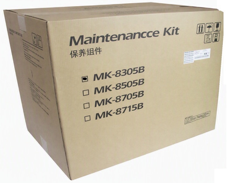 Kit de mantenimiento / Kyocera MK-8305B | 2608 – Kyocera MK-8305B 1702LK0UN1 es un kit de mantenimiento de color Genuine OEM para impresoras Kyocera TASKalfa, Rendimiento aproximado: 600.000 páginas, Componentes: 3x Drum Units (Cyan, Magenta, Yellow)
