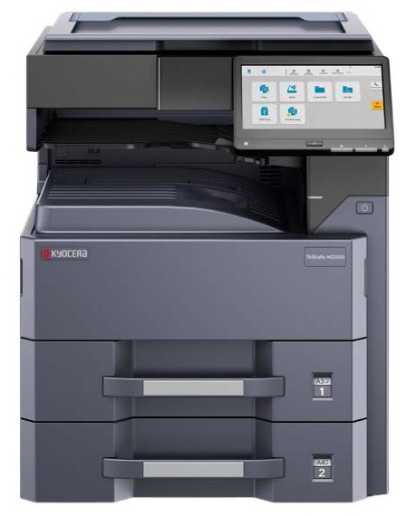 Multifuncional Láser B&N A3 / Kyocera TASKalfa MZ4000i | 2608 – Kyocera TASKalfa MZ4000i es un multifuncional láser monocromático A3 con funciones de impresión, copia, escaneo y fax opcional. Velocidad: 40 ppm, Resolución: 1200 x 1200 dpi