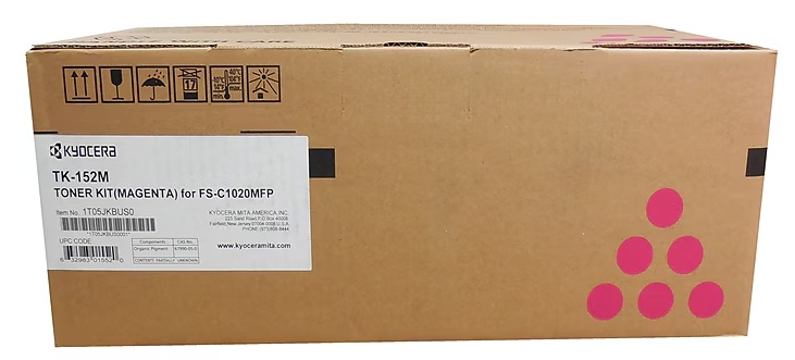 Toner Kyocera TK-152M / Magenta 6.000 Páginas | 2608 – Kyocera TK-152M es un cartucho de tóner original para equipos de impresión Kyocera. Tecnología de impresión: Láser, Color: Magenta, Rendimiento estimado: 6.000 páginas, Cobertura de referencia: 5%