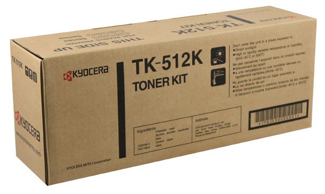 Toner Kyocera TK-512K / Negro 8.000 Páginas | 2608 – Kyocera TK-512K es un cartucho de tóner original para equipos de impresión Kyocera. Tecnología de impresión: Láser, Color: Negro, Rendimiento estimado: 8.000 páginas, Cobertura de referencia: 5%