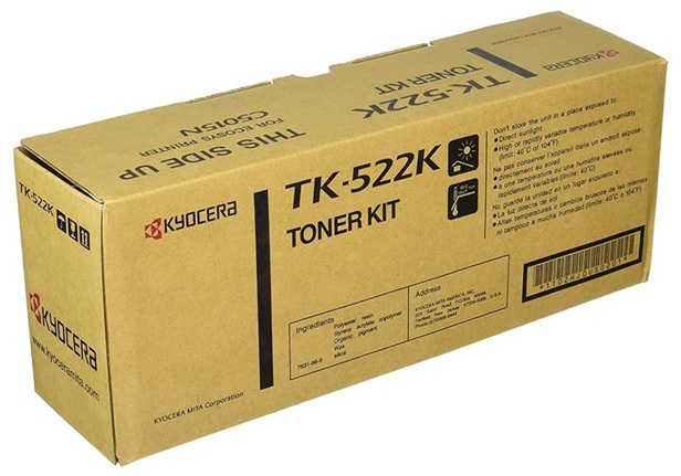 Toner Kyocera TK-522K / Negro 6.000 Páginas | 2608 – Kyocera TK-522K es un cartucho de tóner original para equipos de impresión Kyocera. Tecnología de impresión: Láser, Color: Negro, Rendimiento estimado: 6000 páginas, Cobertura de referencia: 5%
