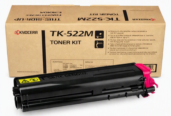 Toner Kyocera TK-522M / Magenta 4.000 Páginas | 2608 – Kyocera TK-522M Cartucho de tóner original para equipos de impresión Kyocera. Tecnología de impresión: Láser, Color: Magenta, Rendimiento estimado: 4.000 páginas, Cobertura de referencia: 5%