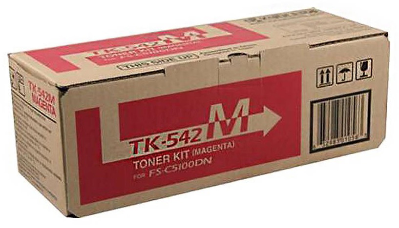 Toner Kyocera TK-542M / Magenta 4.000 Páginas | 2608 – Kyocera TK-542M 1T02HLBUS0 es un cartucho de tóner original para equipos de impresión Kyocera. Tecnología de impresión: Láser, Color: Magenta, Rendimiento estimado: 4.000 páginas, Cobertura 5%