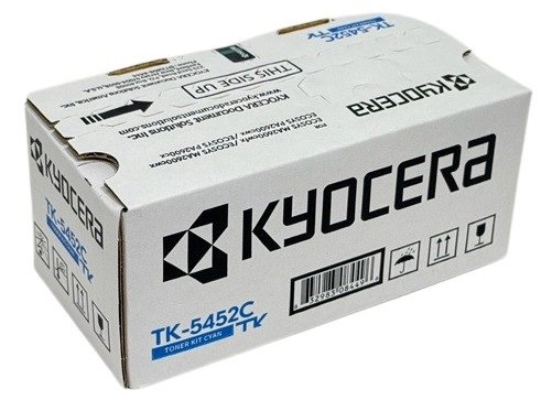 Toner Kyocera TK-5452C / Cian 3.200 Páginas | 2608 – Kyocera TK-5452C 1T0C0DCUS0 es un cartucho de tóner original para equipos de impresión Kyocera. Tecnología de impresión: Láser, Color: Cian, Rendimiento estimado: 3.200 páginas, Cobertura 5%