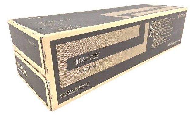 Toner Kyocera TK-6707 / Negro 70.000 Páginas | 2608 – Kyocera TK-6707 1T02LF0US0 es un cartucho de tóner original para equipos de impresión Kyocera, Tecnología de impresión: Láser. Color: Negro, Rendimiento estimado: 70.000 páginas, Cobertura 5%