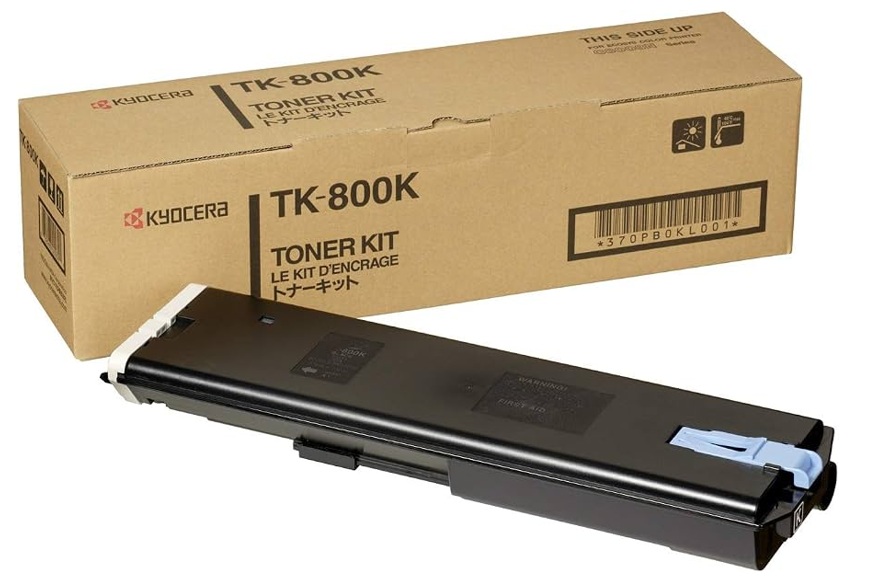 Toner Kyocera TK-800K / Negro 25.000 Páginas | 2608 – Kyocera TK-800K es un cartucho de tóner original para equipos de impresión Kyocera. Tecnología de impresión: Láser, Color: Negro, Rendimiento estimado: 25.000 páginas, Cobertura de referencia: 5%