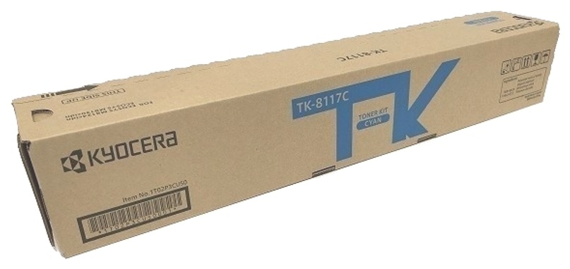 Toner Kyocera TK-8117C / Cian 6.000 Páginas | 2608 – Kyocera TK-8117C es un cartucho de tóner original para equipos de impresión Kyocera. Tecnología de impresión: Láser, Color: Cian, Rendimiento estimado: 6.000 páginas, Cobertura de referencia: 5%