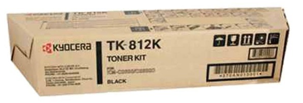 Toner Kyocera TK-812K / Negro 20.000 Páginas | 2608 – Kyocera TK-812K es un cartucho de tóner original para equipos de impresión Kyocera. Tecnología de impresión: Láser, Color: Negro, Rendimiento estimado: 20.000 páginas, Cobertura de referencia: 5%